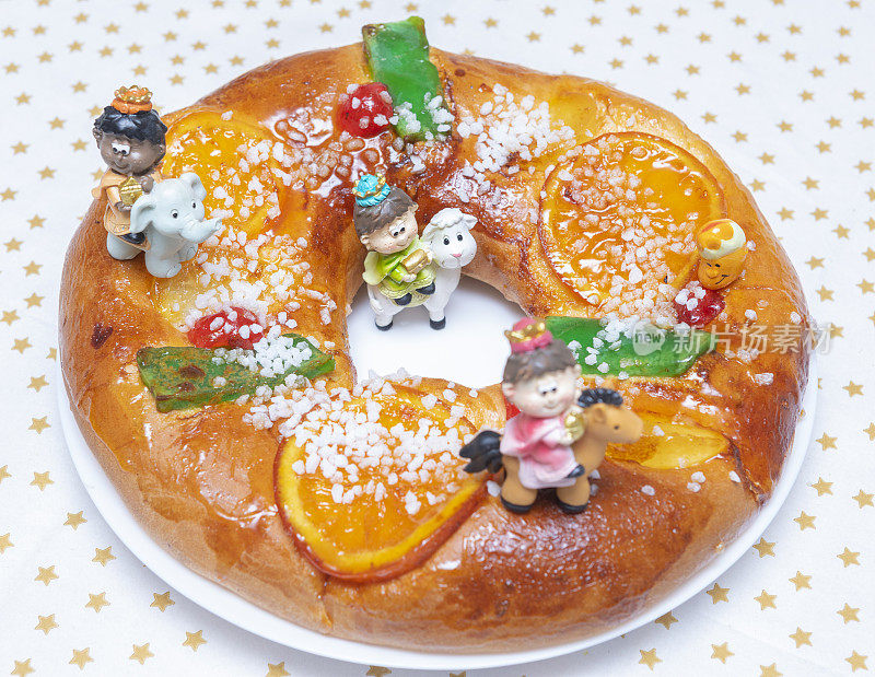 西班牙圣诞传统蛋糕Roscon de Reyes
